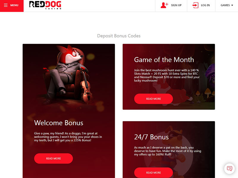 Red Dog Casino Review | Best US Online Casinos of 2022
