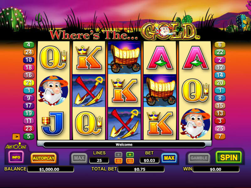 Where’s The Gold Pokies Review